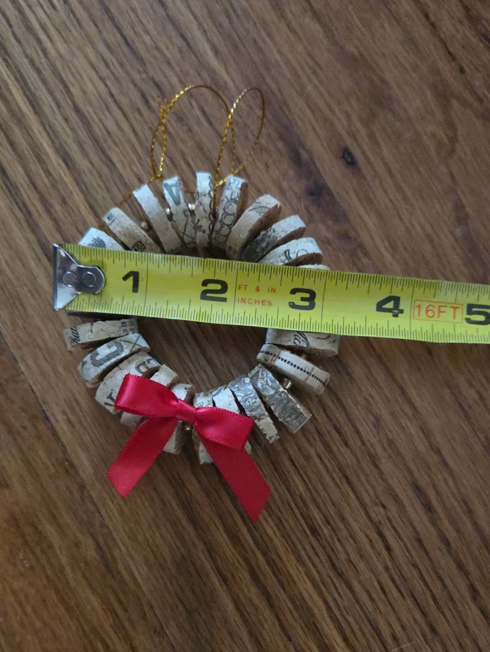 Handmade mini wreath